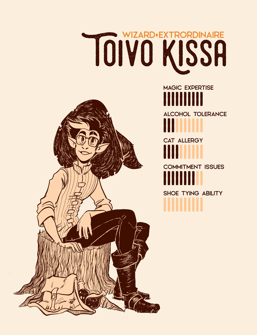 Bonus – Toivo Character Sheet