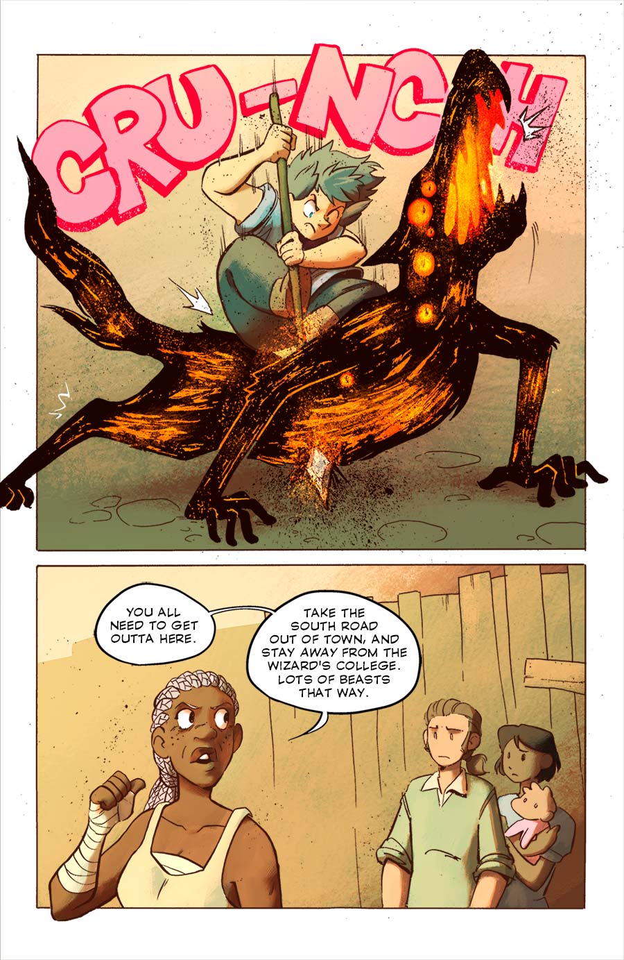 Take a look at Spicer's newest move: stab!