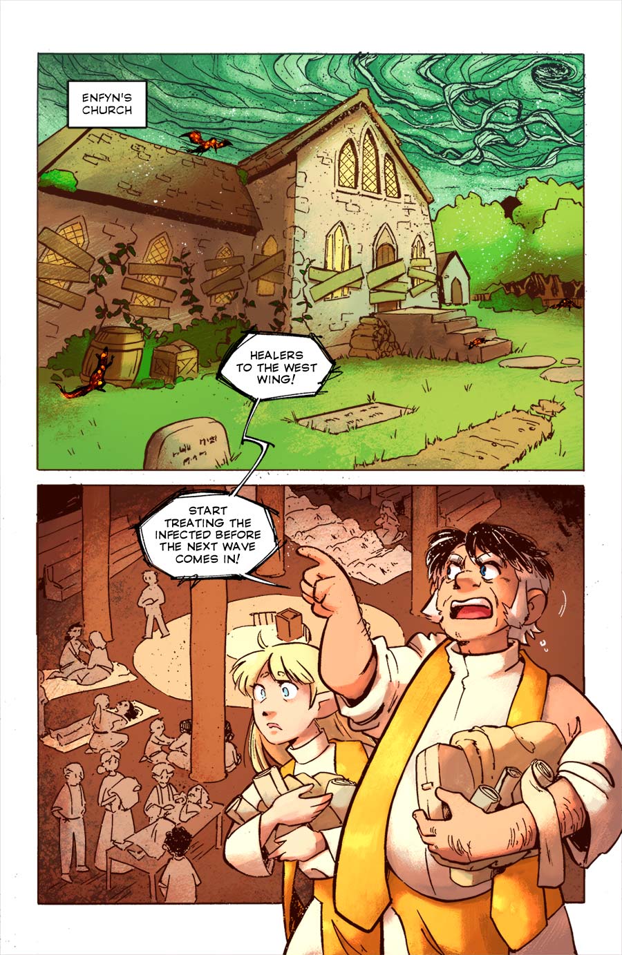 in case you're wondering, the other cleric's name is Joan.