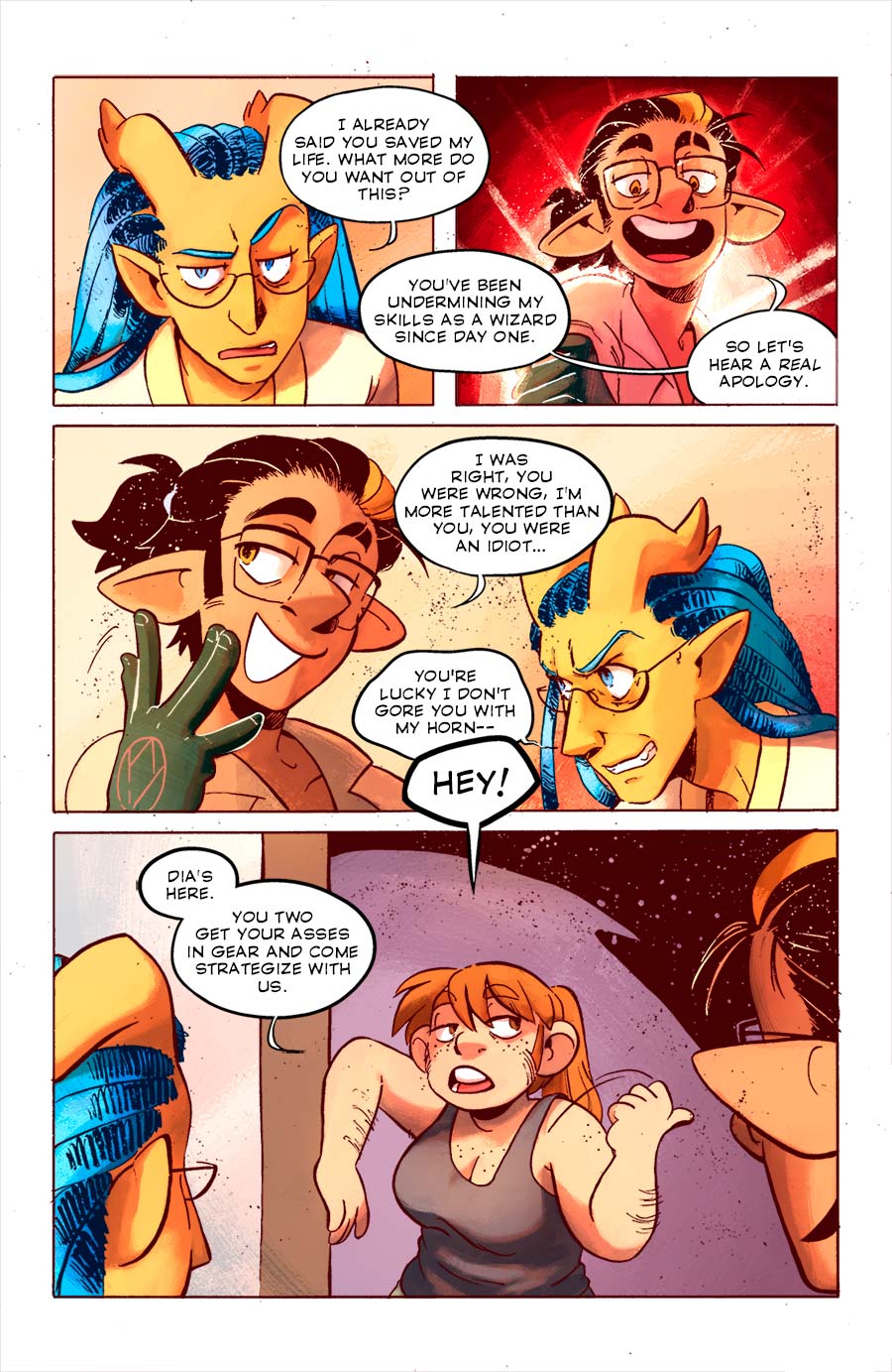 They're so mean to each other :)