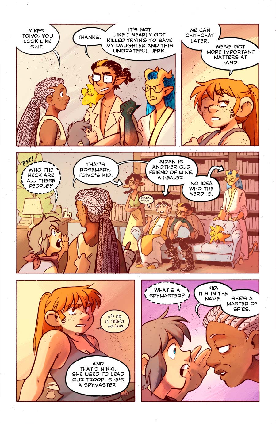 come on, spicer. keep up