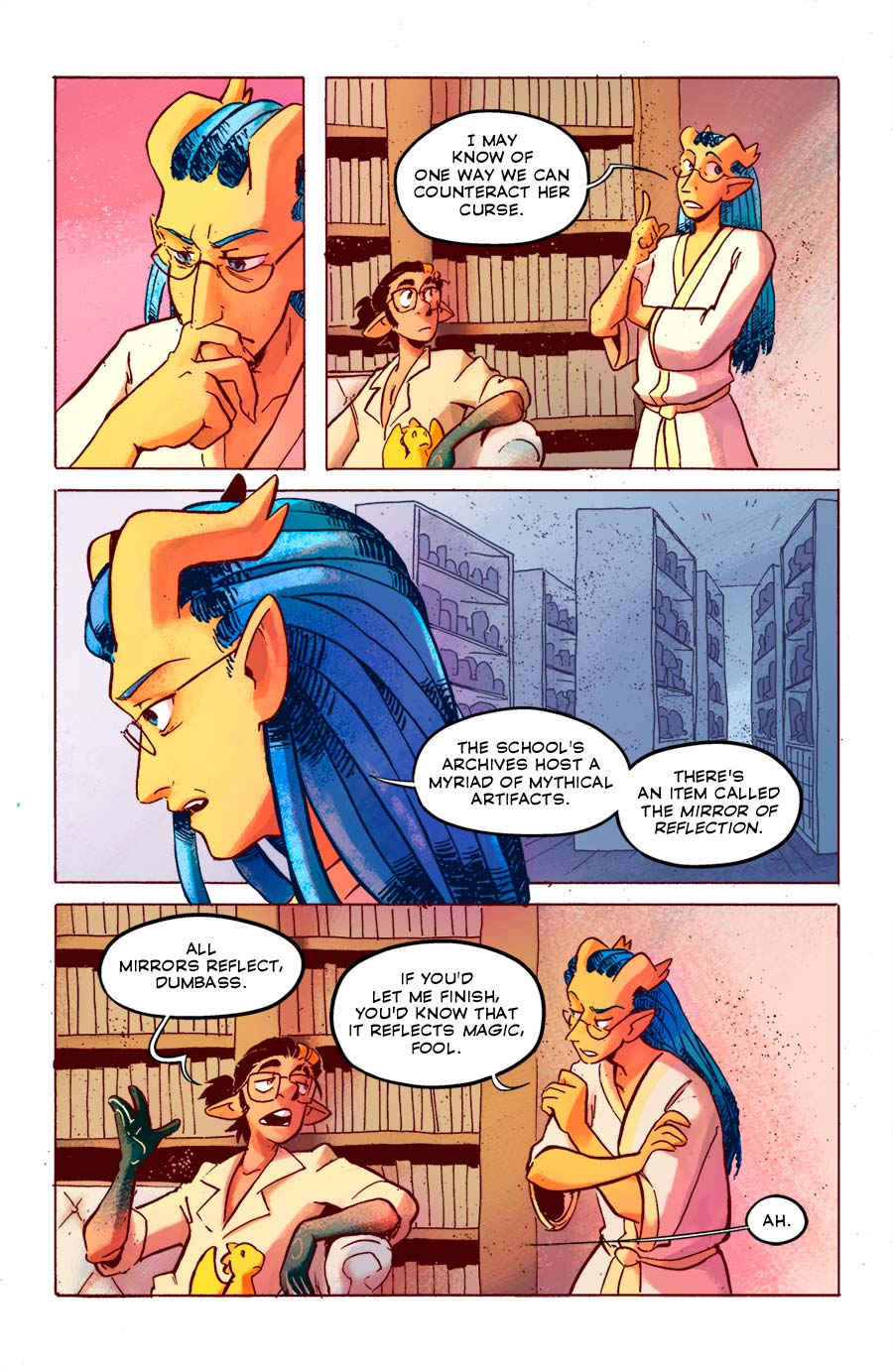 They bicker like a married couple